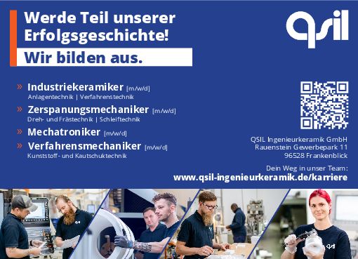 Stellenanzeige Zerspanungsmechaniker (m/w/d) bei qsil Ingenieurkeramik GmbH