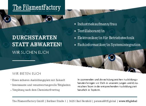 Stellenanzeige Elektroniker (m/w/d) für Betriebstechnik  bei FilamentFactory GmbH