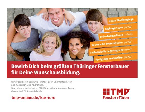 Stellenanzeige Technischer Systemplaner (m/w/d) bei TMP Fenster + Türen GmbH
